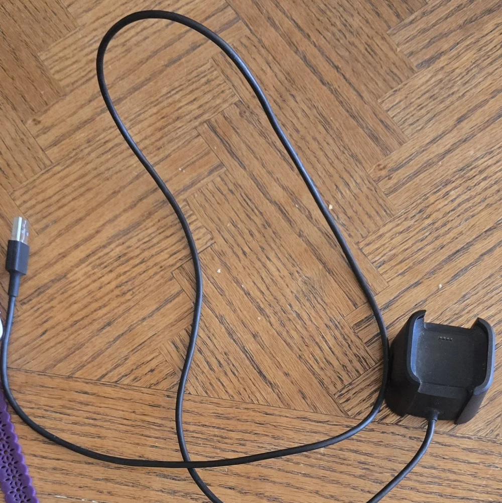 Fitbit Smartwatch with Purple Strap